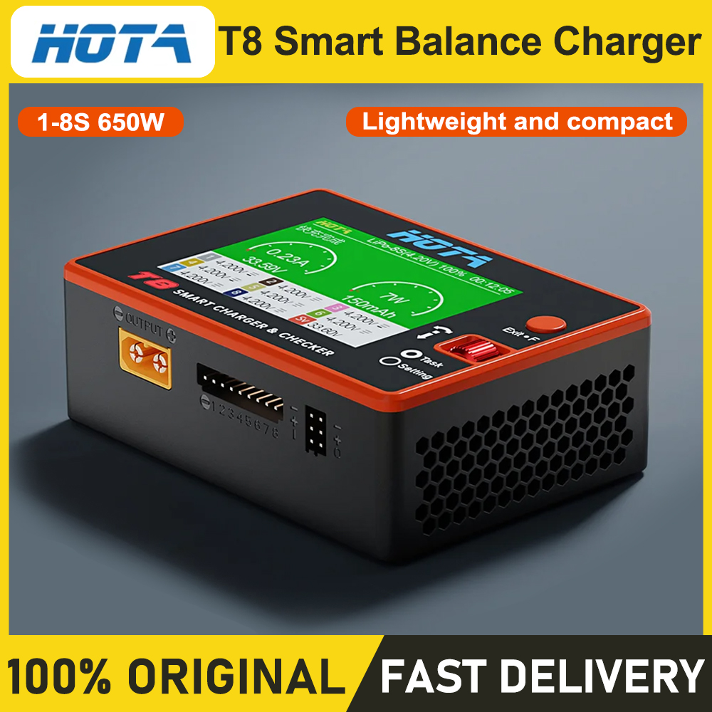 Drone Battery Balance Charger - HOTA T8 Smart Balance Charger 1-8S