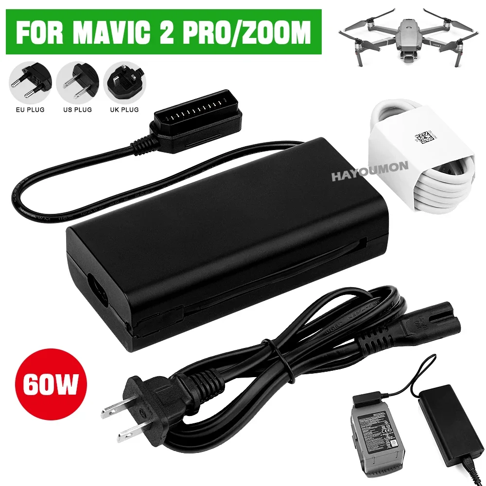 Drone Battery Balance Charger - For DJI Mavic 2 Pro/Zoom Drone