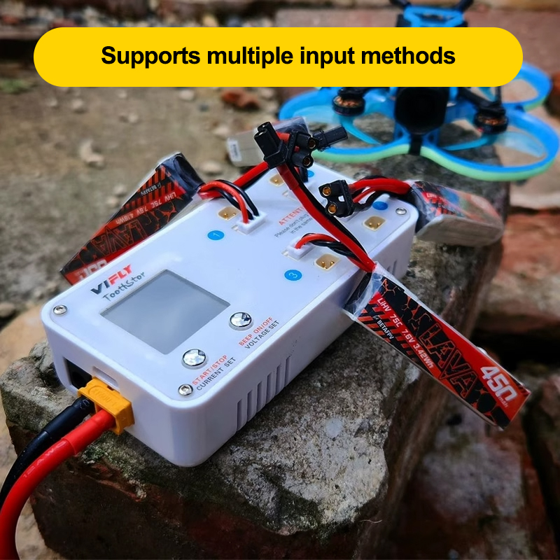 Drone Battery Balance Charger - VIFLY Toothstor 4 Channel 2S LiPo