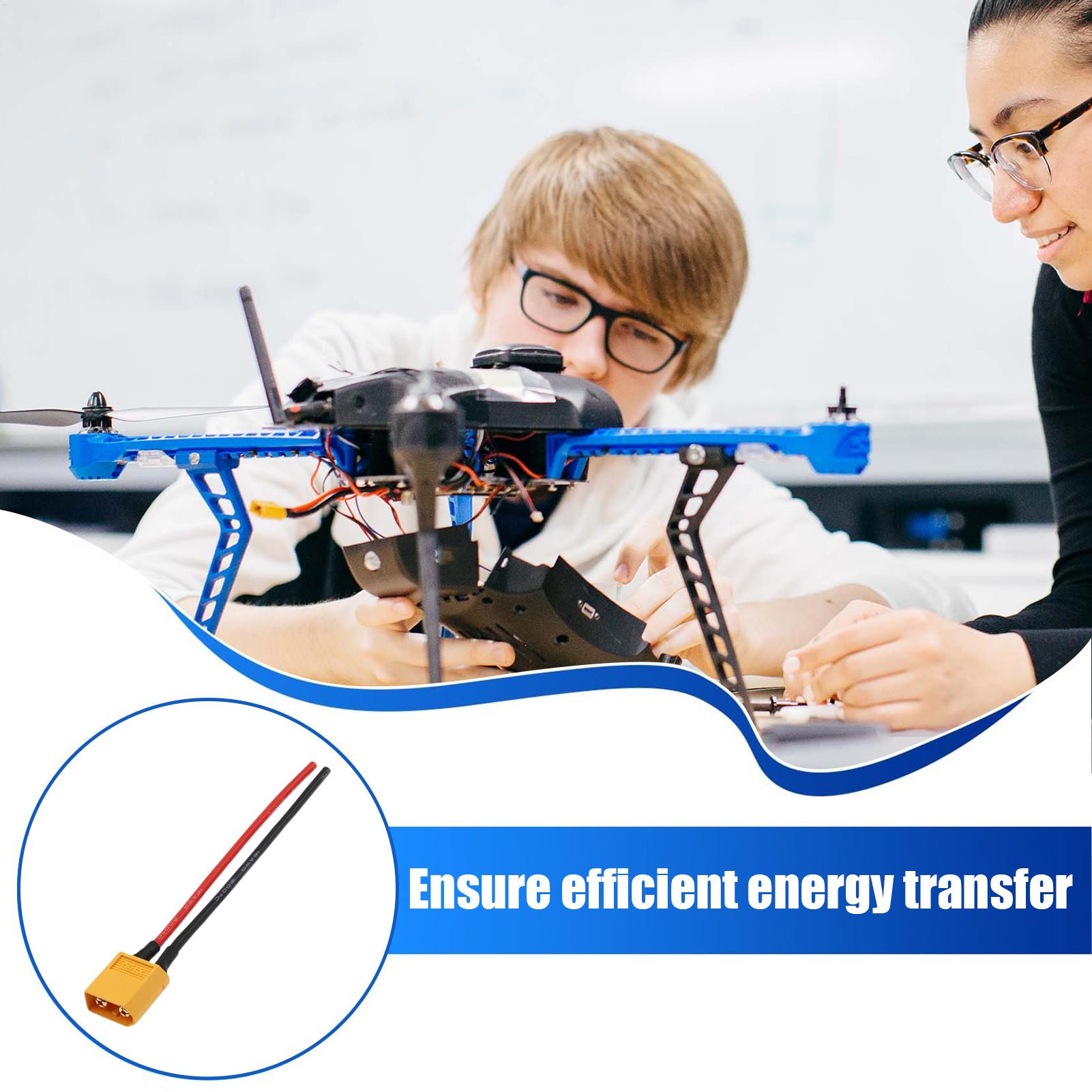 XT60 Male/Female Extension Cab - Drone Battery Connector review and price