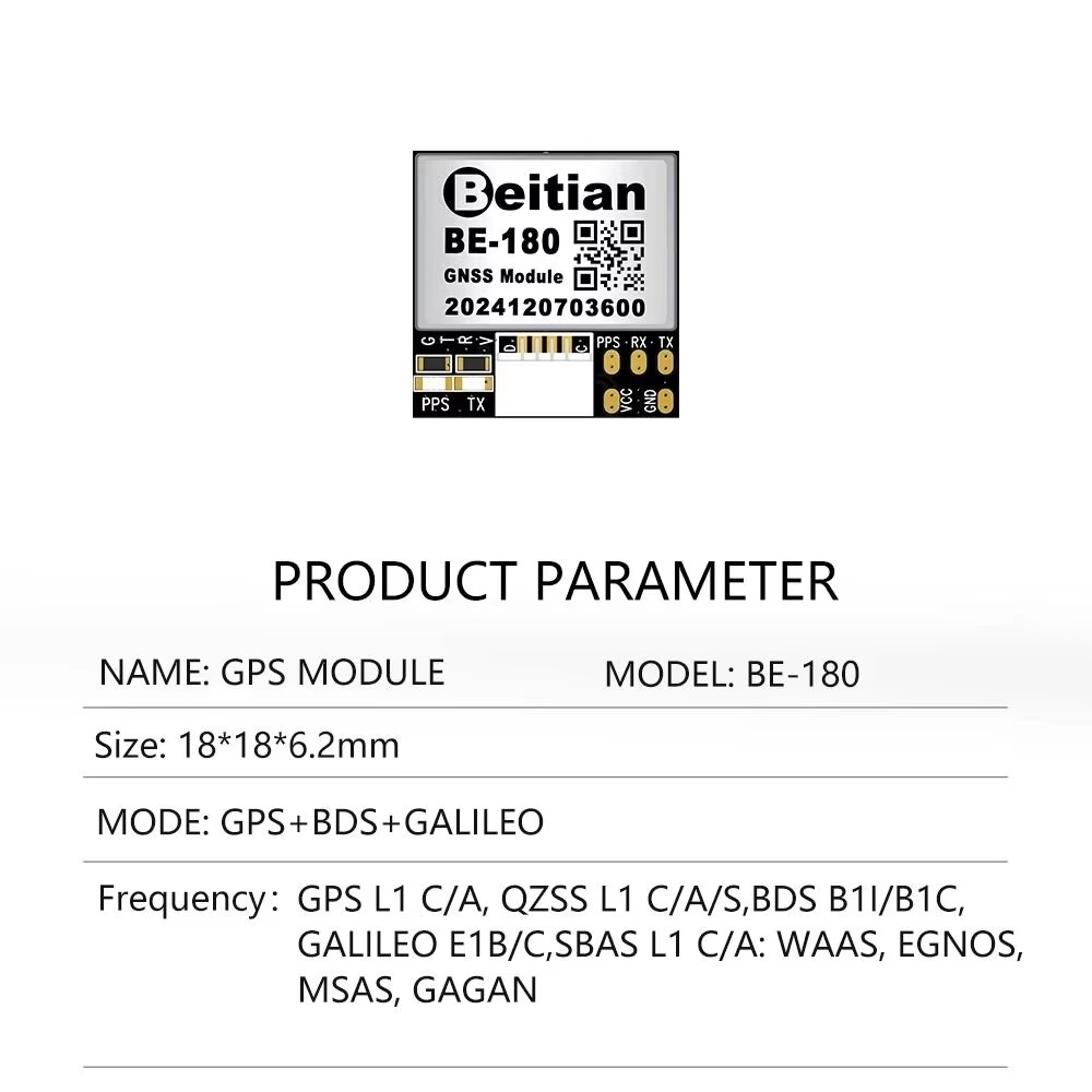 Beitian GPS Module BE-180 BE-2 - Drone Battery Plate review and price