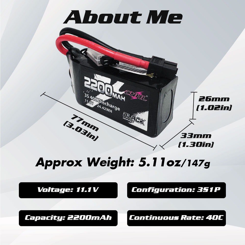 2pcs CNHL 3S Lipo Battery 40C  - Drone Battery 3S review and price