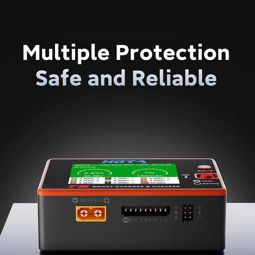 HOTA T8 Smart Balance Charger  - Drone Battery Balance Charger review and price